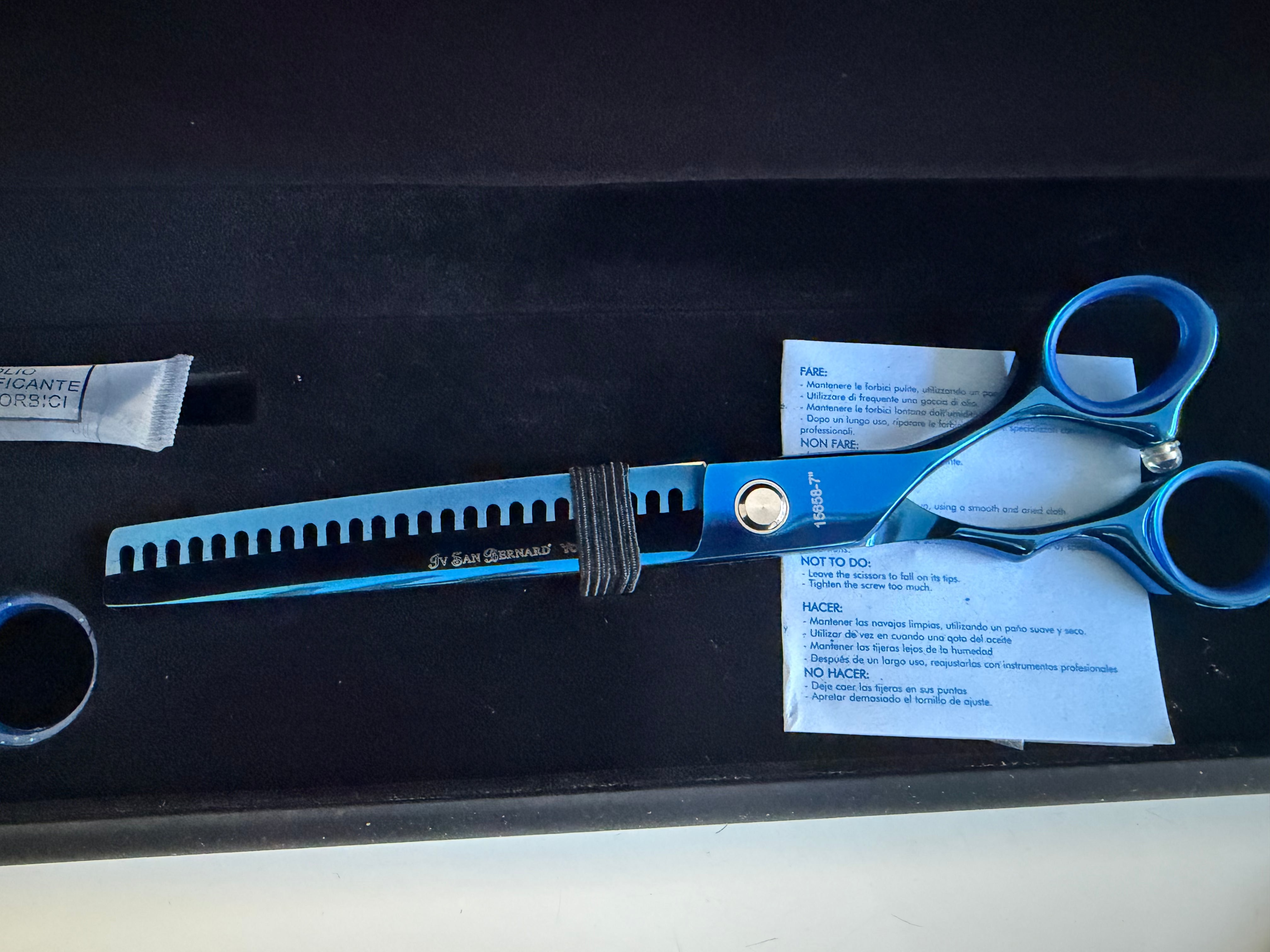 YOKO THINNING SCISSOR BROAD TEETH 7" Right Hand