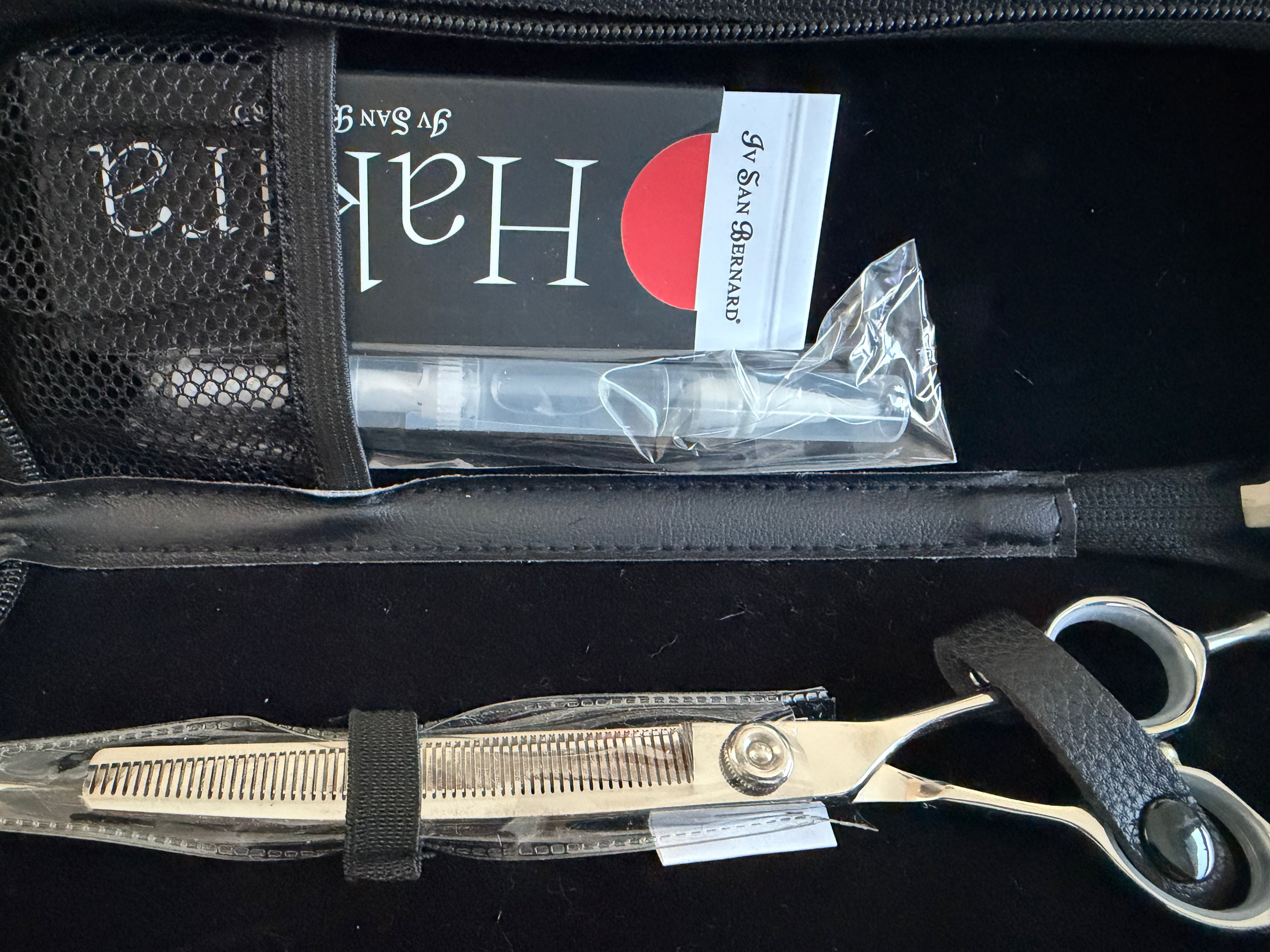 M11 Hakira CURVED THINNING/Blending SCISSORS 7" NARROW TEETH - 18 CM Right hand