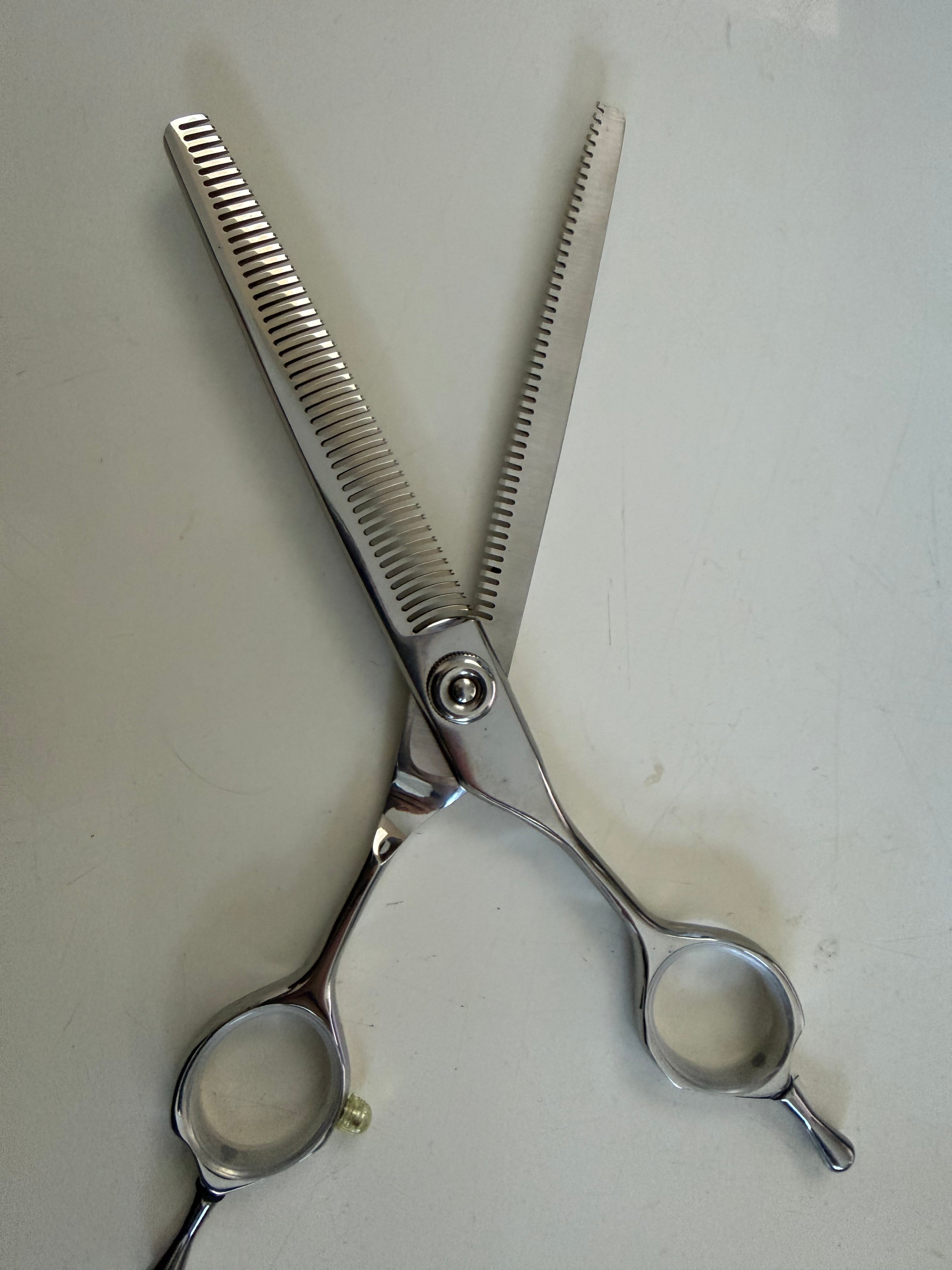 M12 Hakira DOUBLE STRAIGHT THINNING SCISSORS 6.5" Right Hand