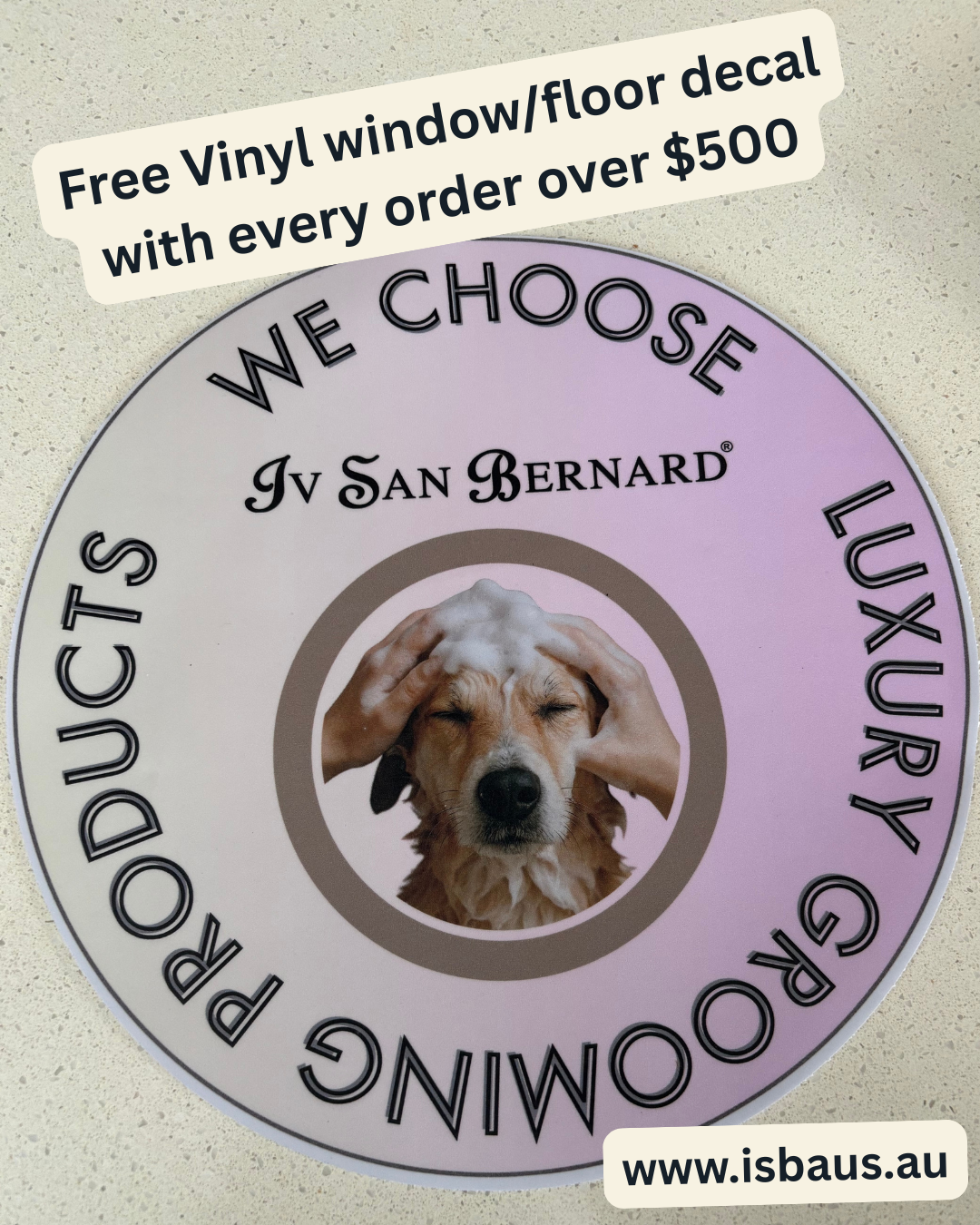 ISB Vinyl Window or Floor Decal - Free with orders over $500