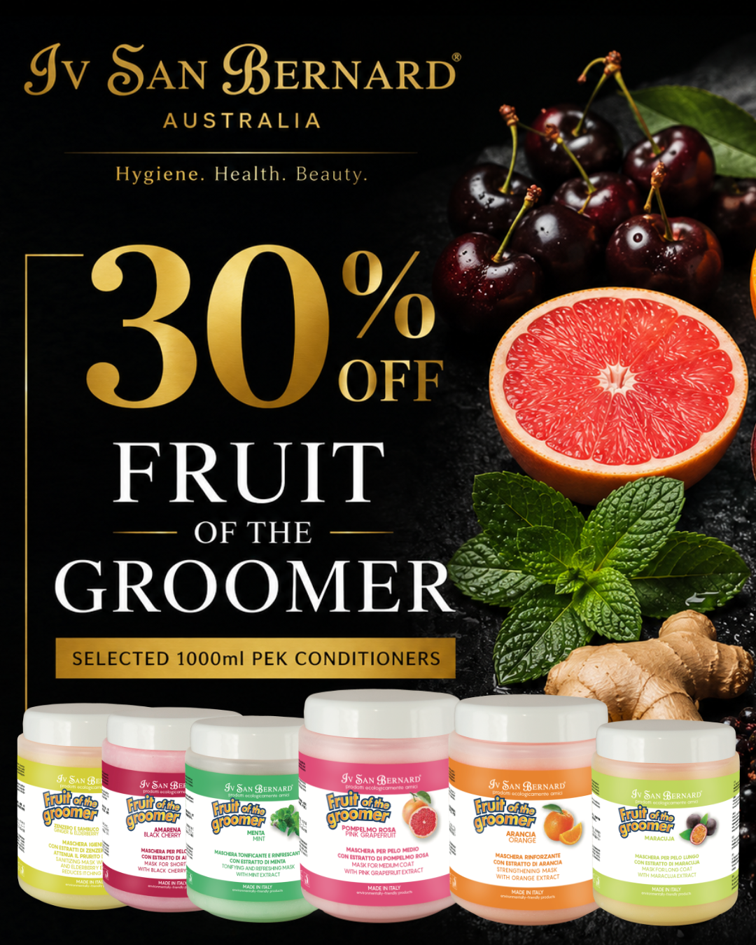 Fruit of the Groomer 1Lt Pek - 30% EOFY sale