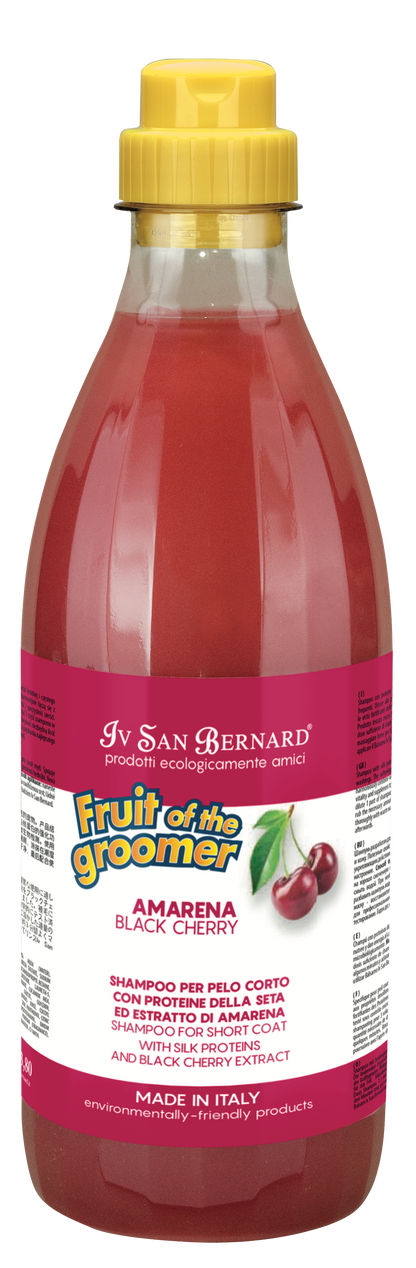 Fruit of the Groomer BLACK CHERRY SHAMPOO for Short Coats