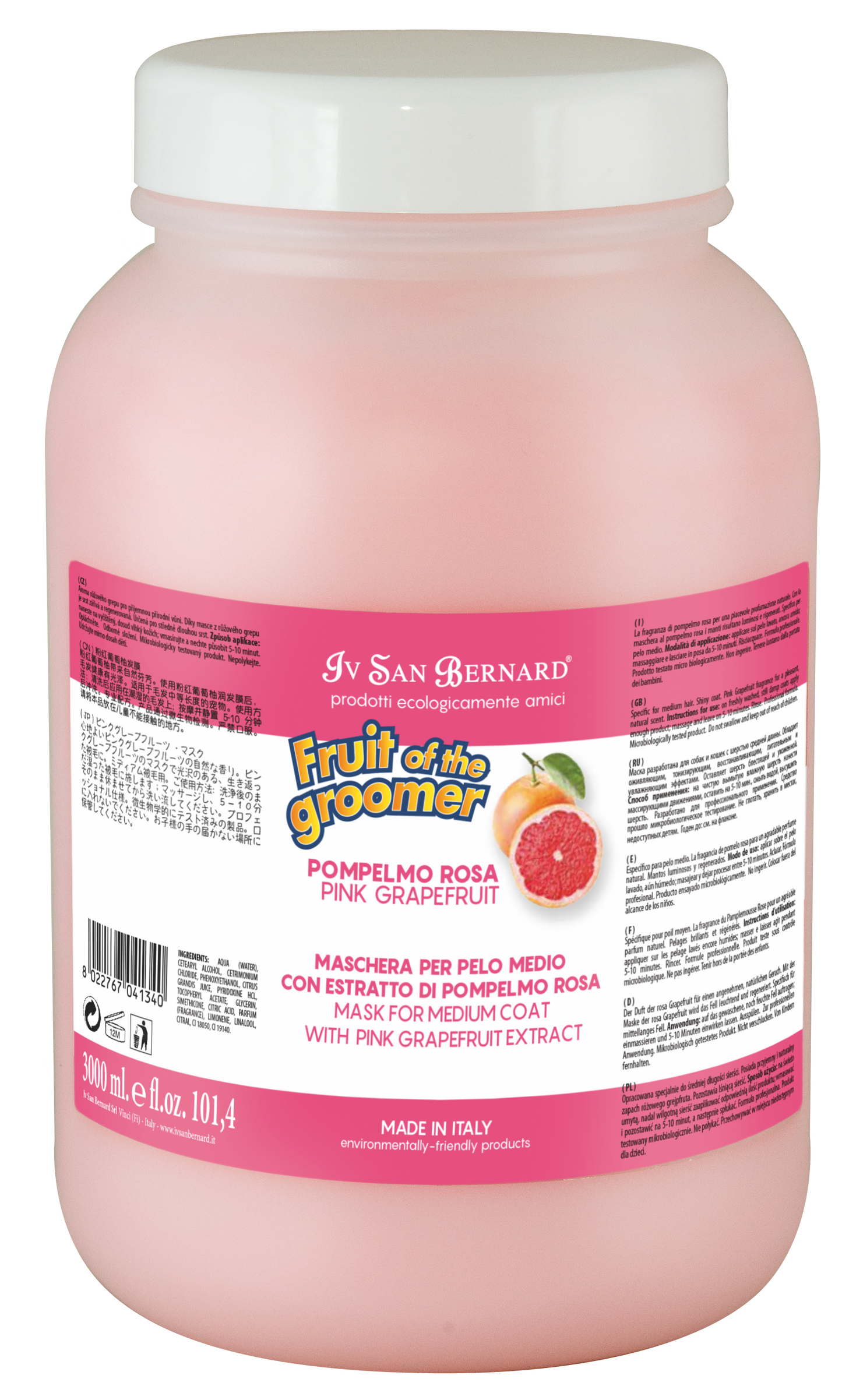 Fruit of the Groomer PINK GRAPEFRUIT PEK Conditioner for Medium Coats