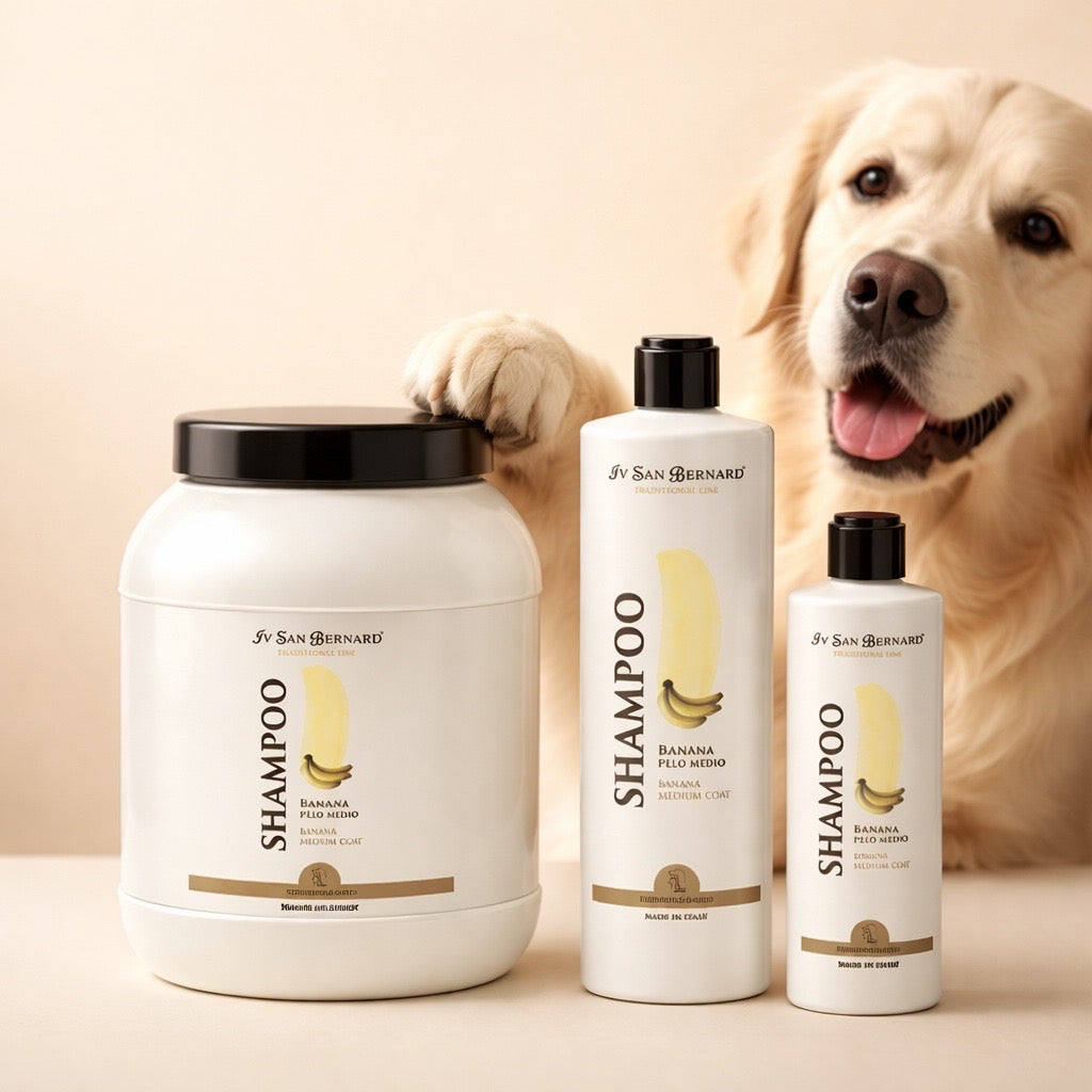 Traditional line Banana SHAMPOO for Medium Coats
