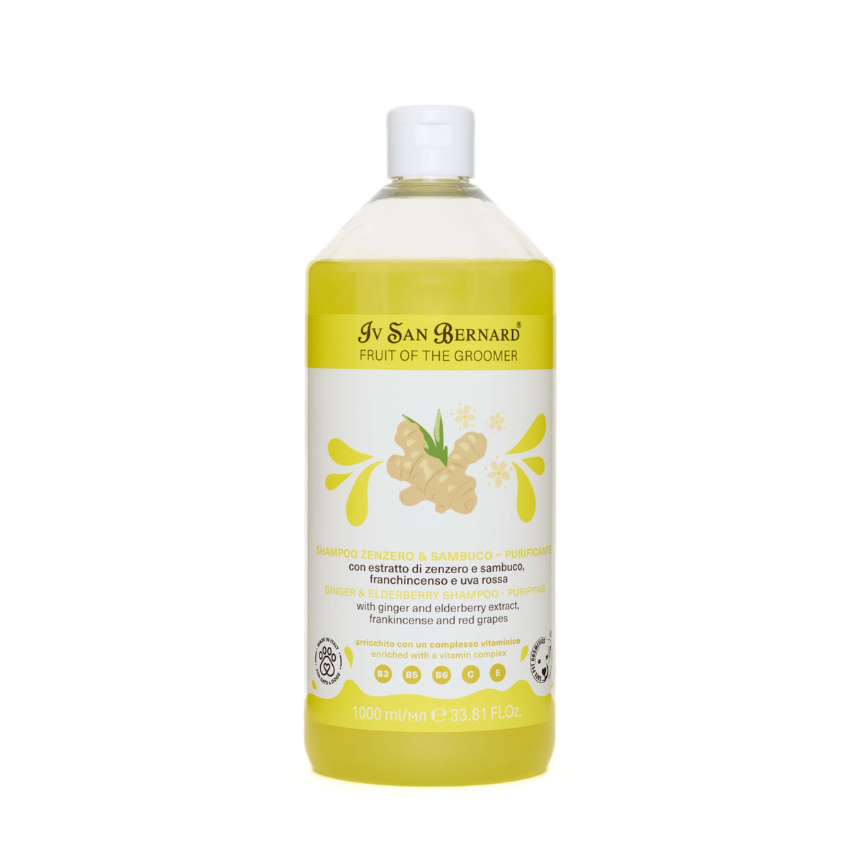 NEW upgraded Fruit of the Groomer - GINGER & ELDERBERRY Shampoo