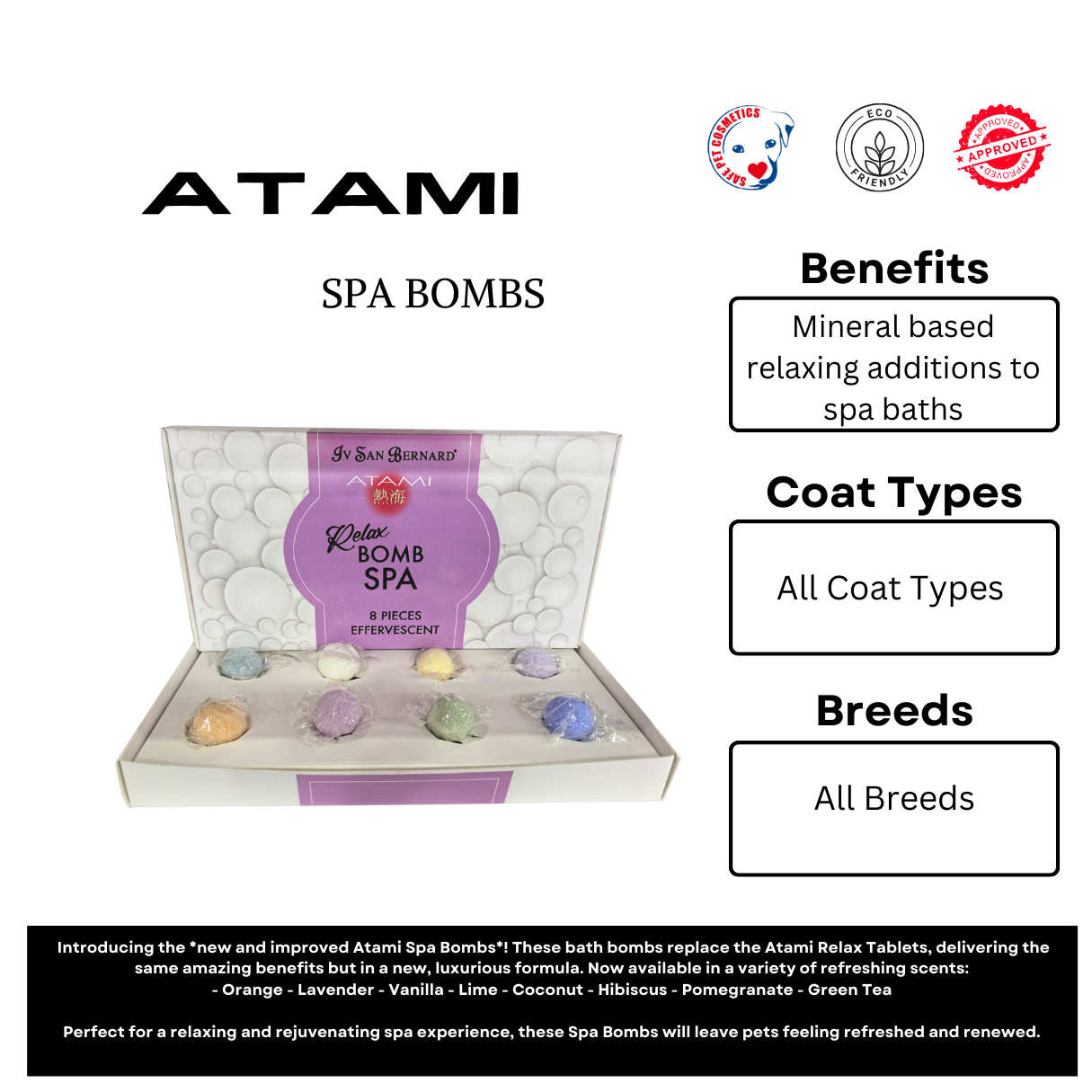 Atami SPA BOMBS 8 Pack