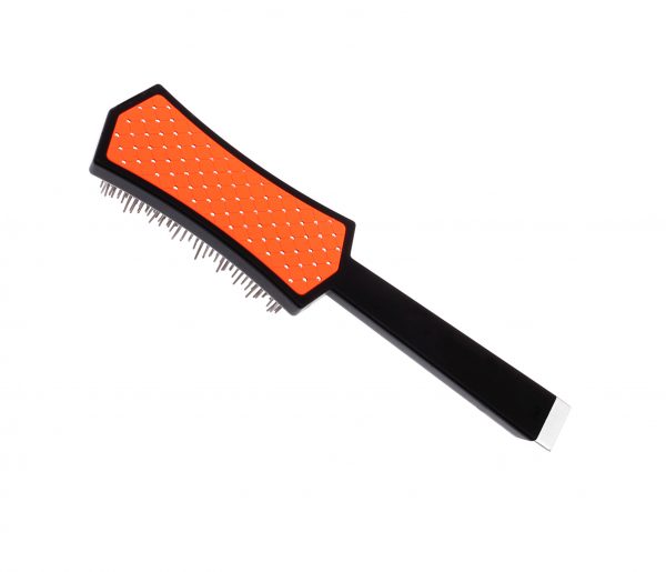 Rubber tipped Brush for bathing, or detangling