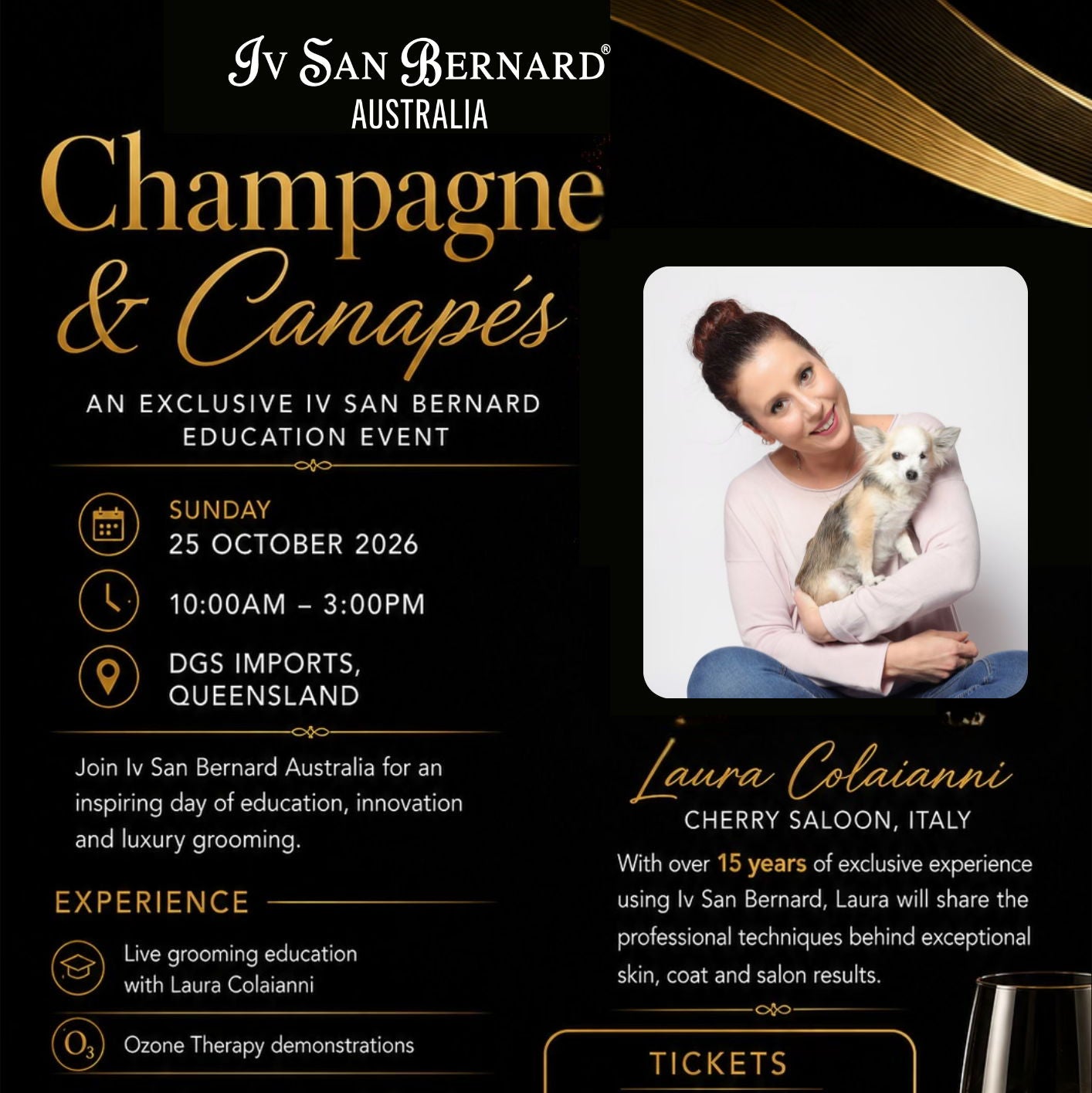 Champagne & Canapés – An Exclusive Iv San Bernard Australia Education Event - 25 Oct 2026